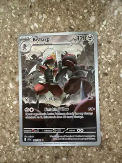 2025 Pokemon TCG English SV Black Bolt Bisharp 143/086 Illustration Rare - Image 1