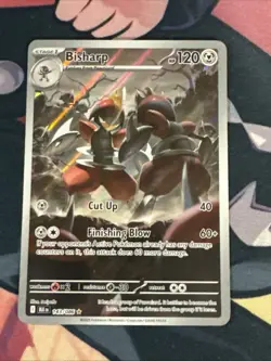 2025 Pokemon TCG English SV Black Bolt Bisharp 143/086 Illustration Rare - Image 1