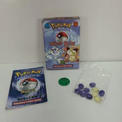 Pokemon Water Blast Jungle Theme Deck No Cards - Rulebook Damage Counters Coin - Image 1