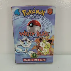 Pokemon Water Blast Jungle Theme Deck No Cards - Rulebook Damage Counters Coin - Image 2