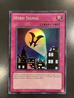 Yugioh! Hero Signal RYMP-EN031 Ra Yellow Mega Pack Unlimited Edition LP - Image 1