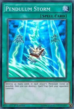 Pendulum Storm - PEVO-EN035 - NM - Super Rare - 1st ed - Yugioh - Image 1
