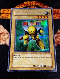 🔥YUGIOH • BETA THE MAGNET WARRIOR • PRISMATIC SECRET RARE • DOR-002 • NM🔥 - Image 2