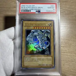 YuGiOh Blue Eyes White Dragon PSA10 JMP-001 English Promo Rare Vintage - Image 1