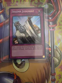 Yugioh Solemn Judgment 1st edition LCYW-EN152 NM - Image 1