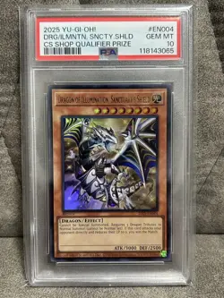 YuGiOh Dragon of Illumination PSA10 Japan Championship Promo Rare Card - Image 1