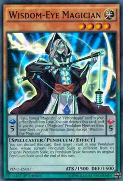 Wisdom-Eye Magician - PEVO-EN017 - NM - Super Rare - 1st ed - Yugioh - Image 1