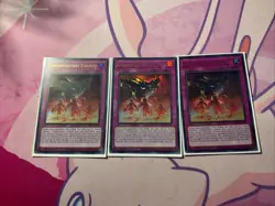 3x Yugioh Dinomorphia Frenzy DIFO-EN077 Ultra Rare 1st Ed LP - Image 1