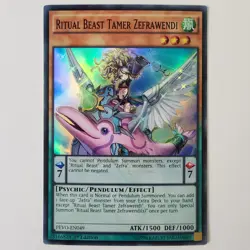 Ritual Beast Tamer Zefrawendi - PEVO-EN049 - NM - Super Rare - 1st ed - Yugioh - Image 1