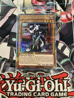 Chamber Dragonmaid Quarter Century Secret Rare RA04-EN032 Yugioh - Image 1