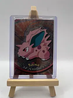 Nidoran #32 Topps TV Animation Edition Blue Logo Holo Pokemon Card - LP/MP - Image 15