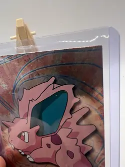 Nidoran #32 Topps TV Animation Edition Blue Logo Holo Pokemon Card - LP/MP - Image 4