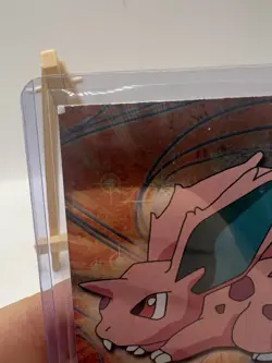 Nidoran #32 Topps TV Animation Edition Blue Logo Holo Pokemon Card - LP/MP - Image 5