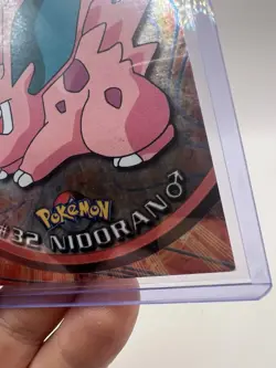 Nidoran #32 Topps TV Animation Edition Blue Logo Holo Pokemon Card - LP/MP - Image 7