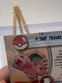 Nidoran #32 Topps TV Animation Edition Blue Logo Holo Pokemon Card - LP/MP - Image 9