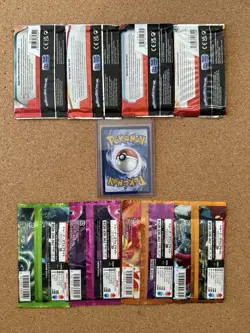 Pokemon TCG 4 Boosters Packs (English), 4 JPN Packs, 1 Card Lot SEALED - Image 2