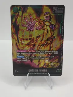 Golden Frieza FS10-03 Gold Alternate Art Dragon Ball Legends Card SR⭐ - Image 1