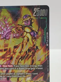 Golden Frieza FS10-03 Gold Alternate Art Dragon Ball Legends Card SR⭐ - Image 5