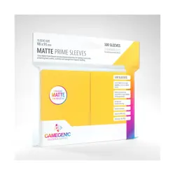 GameGenic Card Protection Matte Sleeves - Yellow (100) New - Image 1