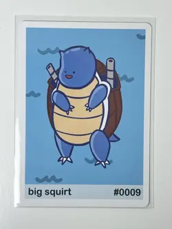 Pookiemoot- big squirt (Blastoise) - Pokemon Parody/Derpy card - Image 1