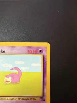 1999 Slowpoke - Fossil Edition - Pokemon Trading Card - 55/62 - LP - Vintage - Image 3