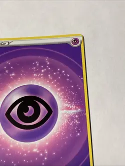 Pokemon 2022 Psychic Energy Miscut Card with Alignment Dot Error - Image 4