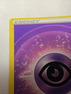 Pokemon 2022 Psychic Energy Miscut Card with Alignment Dot Error - Image 5