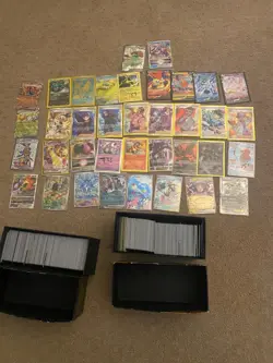 Pokemon card collection with valuable cards and bulk cards - Image 1