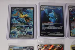 Pokemon Card Lot - Blastoise 151, Zapdos 202, Crobat 234 + White Flare Commons - Image 2