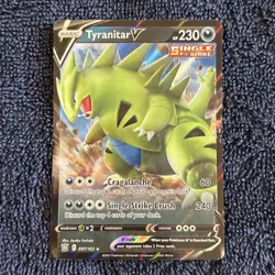 Tyranitar V 097/163 Battle Styles NM Ultra Rare Pokemon Card - Image 1