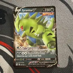 Tyranitar V 097/163 Battle Styles NM Ultra Rare Pokemon Card - Image 1