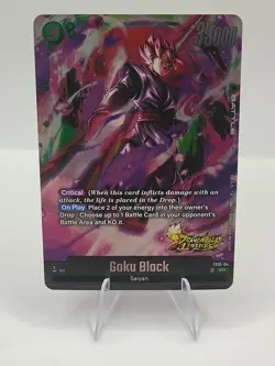 Goku Black FS10-04 SR Dragon Ball Legends Card - Image 1