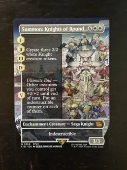 MTG Final Fantasy English Summon: Knights of Round Borderless 0359 Non-Foil - Image 1