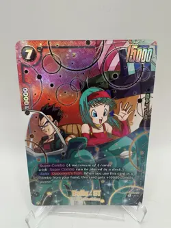 Bulla : GT FB03-127 1st Anniversary Promo Alternate Art Dragon Ball Card Fusion - Image 1