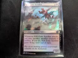 MTG Magic the Gathering FOIL Kill-Zone Acrobat BRO! - Image 1