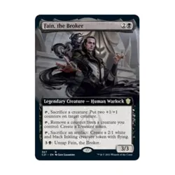 WOTC MtG Commander 2021 Fain Broker (Extended Art) (R) NM - Image 1