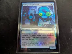 MTG Magic the Gathering FOIL Whispering Wizard VOW! - Image 1