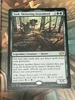 Zask, Skittering Swarmlord R Regular #47 | J22 Jumpstart 2022 | MTG - Image 1