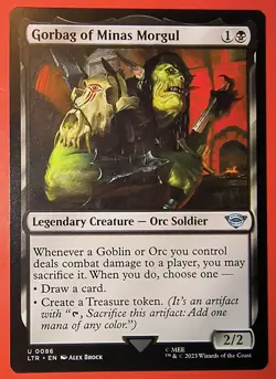 MTG, MAGUC: GORBAG OF MINAS MORGUL 0086, UNCOMMON, REGULAR FINISH LTR. - Image 1