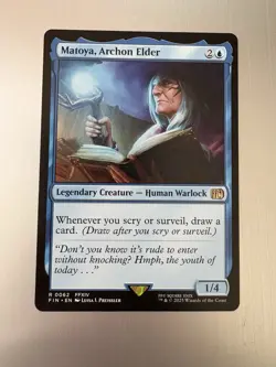 Matoya, Archon Elder - 62 - Magic: Final Fantasy MTG - Rare - Regular - FFXIV - Image 1