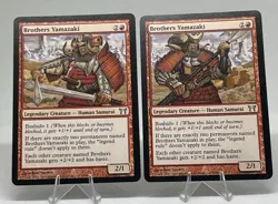 MTG Brothers Yamazaki x2 NM Champions of Kamigawa 160a&b/360 Magic The Gathering - Image 1