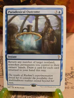 MTG Paradoxical Outcome Mystery Booster 2 Regular White Border Rare NM - Image 1