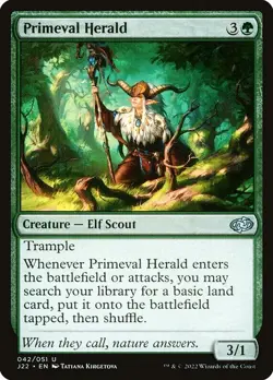 Primeval Herald U Regular #42 | J22 Jumpstart 2022 | MTG - Image 1