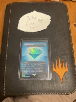 Chaos Emerald Light Blue 7036 (Lotus Petal) MTG Sonic SL 💎Cheapest On Ebay💎 - Image 1
