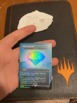 Chaos Emerald Light Blue 7036 (Lotus Petal) MTG Sonic SL 💎Cheapest On Ebay💎 - Image 3