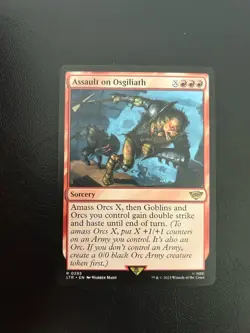 Mtg Assault on Osgiliath LoTR Regular Rare 285 - Image 1
