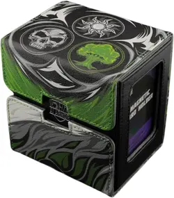 Luxury Faux Leather MTG Deck Box - Holds 100+ Cards with Magnetic Closure - Image 3