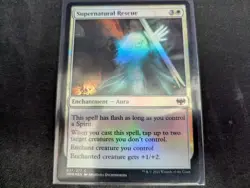 MTG Magic the Gathering FOIL Supernatural Rescue VOW! - Image 1