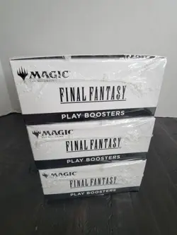 x3 Sealed Universe Beyond Final Fantasy Play Booster Display Box MTG English - Image 2