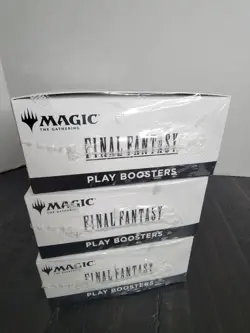 x3 Sealed Universe Beyond Final Fantasy Play Booster Display Box MTG English - Image 4